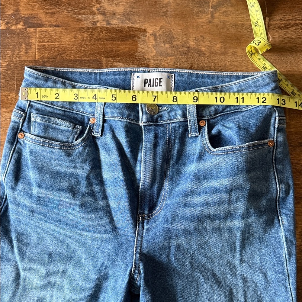 PAIGE Cindy High Rise Slim Jeans Size 25 - Picture 12 of 14
